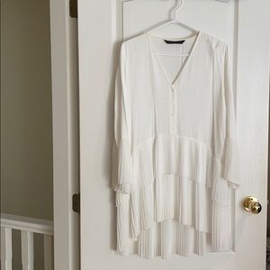 Zara White mini dress